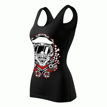 TANK TOP DAMSKI SKULL CROSS